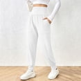 thumbnail image 6 of Lmueinov Leggings with Pockets for Women High Waisted Tummy Control Yoga Pants Elastic Wide Waistband Casual Joggers for Daily Workout Loungewear S-3XL, 6 of 7