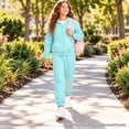 thumbnail image 7 of Real Love Girls Jogger Set Lightweight Fleece Zip Up Hoodie Sweatshirt and Sweatpants 2 Piece, 7 of 7