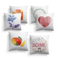 thumbnail image 4 of Pillow Case Creative Heart Shaped Short Plush Throw Pillow Case Cushion Cover, 4 of 5