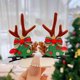 thumbnail image 5 of Accesorios para el cabello navideños para mujer, lindos y divertidos, con forma de Papá Noel, árbol de Navidad, imitación de cornamenta de peluche, clip de pico de pato., 5 of 5