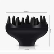 Universal Hair Diffuser,Universal Attachment Hair Diffuser,Diffuser Hair Dryer,Hair Dryer Diffuser Attachment for Curly and Natural Wavy Hair(B 6in)from Biweutydys