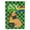 Apricot, variant on Brown Newfoundland St. Patrick's Day Flag Garden Size