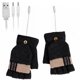 thumbnail image 1 of Guantes calefactados con USB, unisex, de invierno, dos en uno, diseño lavable, módulo de conducción térmica, conversión de calor eléctrico para el trabajo, la oficina, el trabajo con, 1 of 5