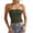 Army Green -BV25, variant on Women's Strapless Tube Top Double Lined & Y2K Backless Crop Tops for Summer Going Out White M
