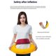 thumbnail image 3 of Manual Inflation Portable Fishing Boating Inflatable Life Belt High Buoyancy Emergency Life Buoy - O, 3 of 5
