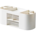 thumbnail image 2 of Caja de almacenamiento de plástico para bolígrafos, caja de almacenamiento de escritorio, multifuncional, sencilla, para oficina, papelería, barril para bolígrafos, 2 of 4