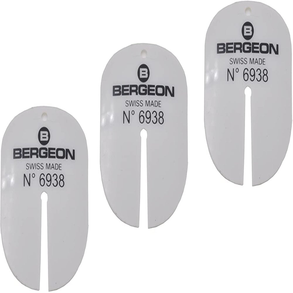 6938 Bergeon Dial Protecting Plastic Sheets Set of 3 Swiss Made No 