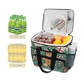 thumbnail image 2 of FORMRS Insulated Cooler Bag 24 Cans Capacity Soft Leakproof Lunch Box with Side Pockets, Christmas Gingerbread, 2 of 7