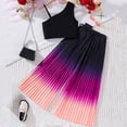 thumbnail image 5 of Gubotare Teens Clothes Girls Clothes Girls Outfits T-Shirt Tops and Leggings Pants 2 Piece Summer Clothes Set Size 11-12 (Black,11-12 Years), 5 of 8