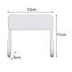 thumbnail image 4 of Organizador de perchas para tabla de planchar, ganchos extraíbles para ropa, colgador de almacenamiento para montaje en pared blanco, 4 of 4