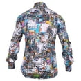 thumbnail image 3 of Rajiva Agrawal: Men's Pandemonium Fashion Shirt in Superfine Cotton (Color: Printed, Size: Large), 3 of 4