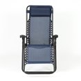 thumbnail image 3 of LuxenHome Chaise Longue de Patio Zéro Gravité Bleue, 3 of 10
