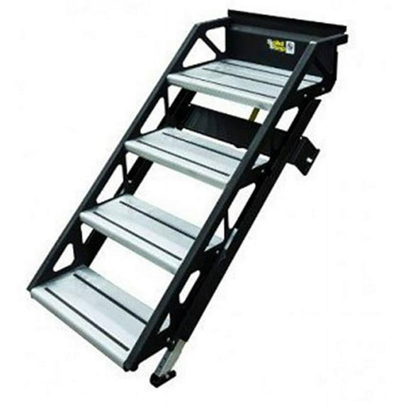 Lippert Components 678028 32 in. Manual Fold-Down Quad Steps