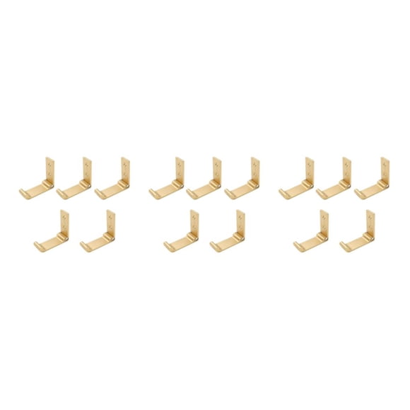 Gancho para ropa Bearachild 5 unids/set soporte Fuerte montado en la pared oro L Type1 NO1