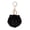 Black, variant on Plush Cat Keychain Furry Ball Doll Bag Pendant Keys Backpack Wallet Accessories Car Interior Decoration