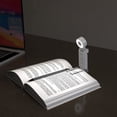 thumbnail image 1 of Luz de Lectura con Clip USB, Luz de Lectura Plegable, Luz de Lectura LED, Luz de Lectura PortáTil, Recargable, 6 Niveles de Brillo, Regulable, B, 1 of 10