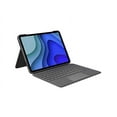 thumbnail image 3 of Logitech Combo Touch iPad Pro 11-inch (1st, 2nd, 3rd, 4th gen - 2018, 2020, 2021, 2022) Keyboard Case - Detachable Backlit Keyboard, Click-Anywhere Trackpad - Oxford Gray; USA Layout, 3 of 20