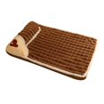 thumbnail image 1 of Pet Dog Bed Mat Protect Cervical Spine Detachable Dog House Indoor Comfort Coft Pet Supplies, Brown, M, 1 of 5