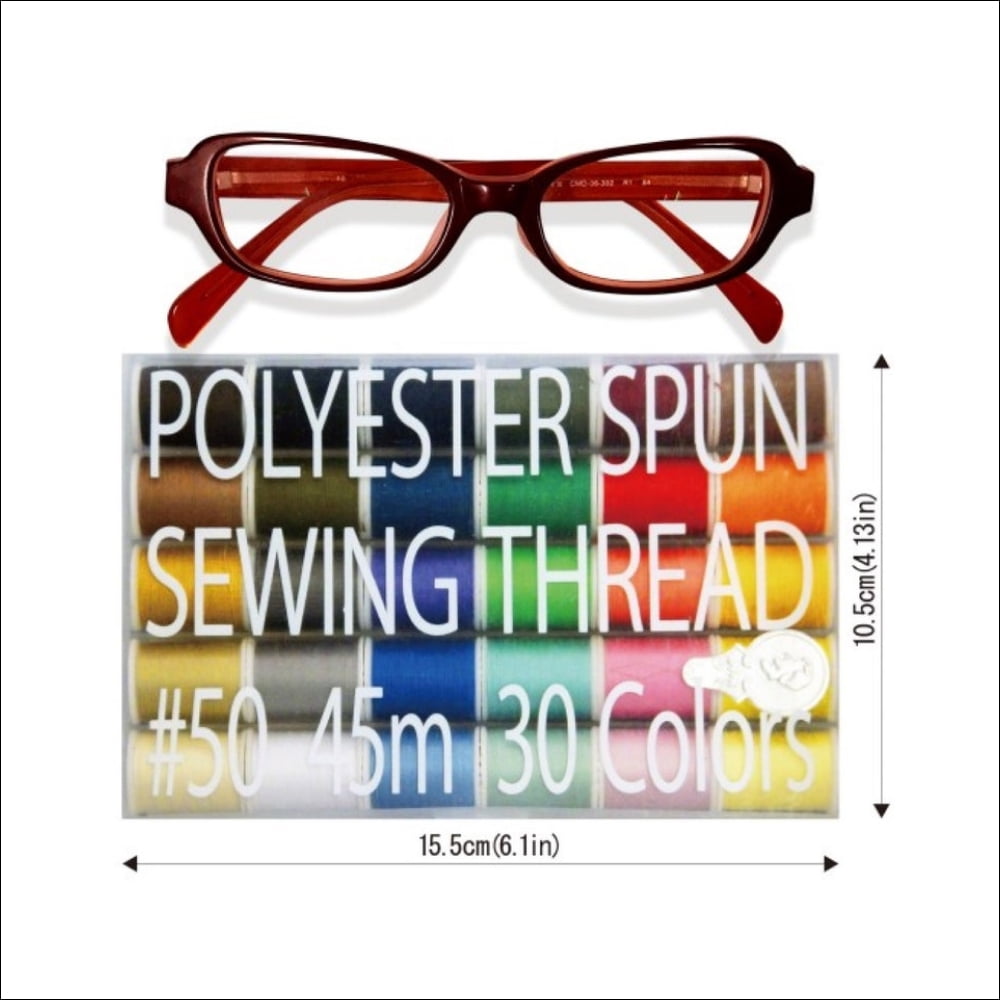 Leonis 30 Multicolor Handy Polyester Sewing Threads 45 m (50 yd) Each
