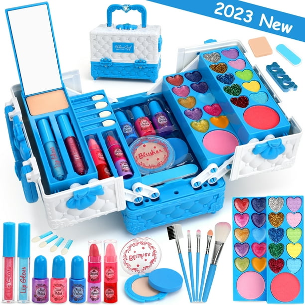 Washable Makeup Girls Toy - Kids Makeup Kit for Girls, Non Toxic Make ...