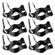 thumbnail image 1 of 6pcs Half Face Mask Men Plastic Mask Fun Eye Mask Party Mask Masquerade Mask Costume Accessory N, 1 of 2