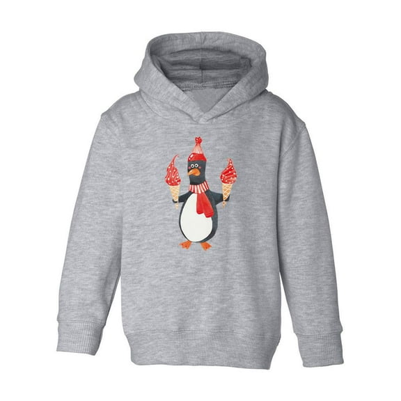 Penguin With Ice Cream Hoodie Toddler -Image by Shutterstock,  2 Toddler