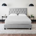 thumbnail image 1 of Diamond Bed Grey Frame with Headboard - Twin, 1 of 1
