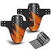 thumbnail image 3 of NICEDACK Bike Fender, 2PCS Adjustable MTB Mud Guard, Front and Rear Compatible Mudguards, Easy to Install, Fits 26", 27.5", 29" Fat Tire Bikes and All Disc Brake Bicycles (Orange), 3 of 4