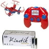 Marvel 33740 4.5-Channel 2.4GHz Spider-Man Micro Drone and Kinetik AA Battery Kit, 50-Pack