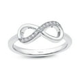 thumbnail image 3 of Lafonn Classic Sterling Silver Platinum Plated Lassire Simulated Diamond Ring (0.17 CTTW), 3 of 5