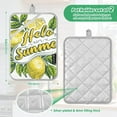 thumbnail image 3 of Hello Summer Lemons Oven Mitts 2 Pcs Pot Holders Sets Heat Resistant for Kitchen Cooking Baking 7"x9.8", 3 of 7