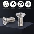thumbnail image 4 of 8 PCS Car Brake Disc Rotor Fixing Screws, Stainless Steel High Temperature Resistant Cross-Slotted Screws, Replacement OEM Number 93600-06014-0H Accessories, Compatible with Honda (Silver), 4 of 5