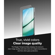 Ringke Easy Slide Tempered Glass for Galaxy S25, Easy Installation 9H Hardness Shatterproof HD Screen Protector