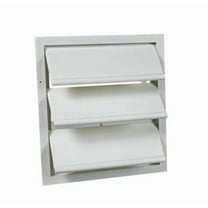 Air Vent 16 in. H X 17.5 in. W X 17.8 in. L White Plastic Automatic Gable Shutter