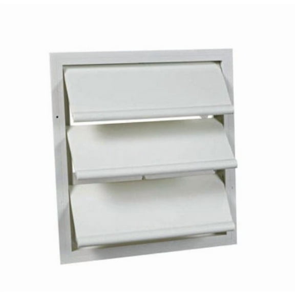 Air Vent 16 in. H X 17.5 in. W X 17.8 in. L White Plastic Automatic Gable Shutter