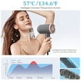 thumbnail image 7 of Hair Dryer, 1800W Fast Hair Blower with Constant Temperature, Negative Ionic Blow Dryer for Curly Hair Reduce Frizz & Damage Free, Foldable & Safe Plug Blower, 7 of 7