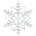 thumbnail image 3 of Northlight 18" White LED Lighted Snowflake Christmas Window Silhouette, 3 of 6