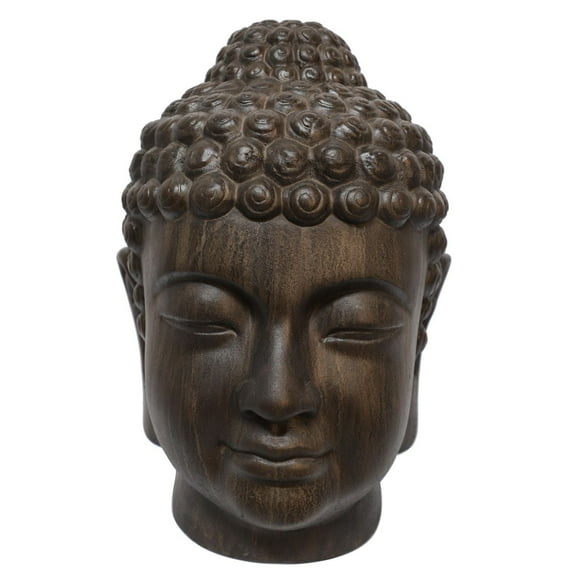 STATUE DE TÊTE DE BOUDDHA EN MAGNÉSIUM