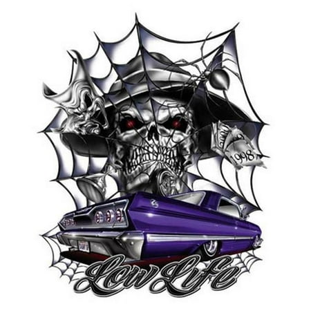 Hot Stuff 1087-08x10-LO 8 x 10 in. Low Life Lowrider Poster Print