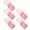 Pink, variant on 5-100 PCS Space Saving Hanger Connector Hooks, Maximize Closet Space With Stackable Hanger Connectors. Easy Snap-On Design For Organized Wardrobe