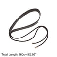 thumbnail image 3 of Unique Bargains 1 Pc Adjustable Waist Belt Elegant Knotted Adjustable Waist Cord Coffee Color, 3 of 6