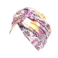 thumbnail image 1 of Turbans de Style Bohème pour Femmes Conception Élastique Couvre-Chef Bonnet Plissé Tête de Mort à la Mode Couvre-Chef Tourbillonnant Rouge, 1 of 4