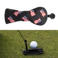 thumbnail image 1 of Golf Club Head Cover Driver Fairway Woods Headcovers, accesorios de golf Hybrid Head Covers con etiquetas intercambiables Se adapta a Fairway y Driver UT negro Macarena Funda para palos de golf, 1 of 8