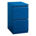 thumbnail image 1 of Cooper 2-Drawer Modern Metal Mobile Pedestal File Cabinet in Blue, 1 of 6