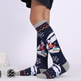 thumbnail image 2 of Baywell Boys Girls Ski Socks Kids Winter Warm Socks Thick Thermal Skating Snowboarding Snow Socks 1/2/3/4 Pairs 3-12Y, 2 of 9