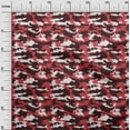 thumbnail image 3 of oneOone Cotton Cambric Red Fabric Camouflage Craft Projects Decor Fabric Printed By The Yard 56 Inch Wide, 3 of 4