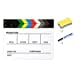 thumbnail image 3 of Acrylic Clapboard Slate Film Director Accessory ACTION Studio Camera Photography Video Slateboard-English Version, 3 of 5