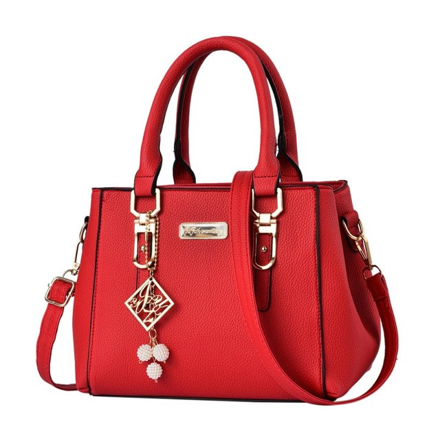 CUITING Sac Messager en Cuir Décontracté Grande Capacité Sac à Main Sac pour Femmes