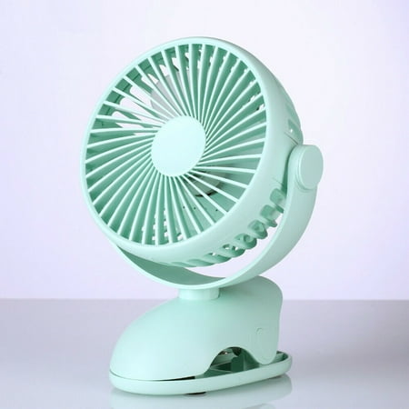 

4-Speed USB Rechargeable Clip Desktop Portable Clamp Fan 360 Degree Rotation Fan