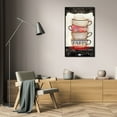 thumbnail image 3 of Tava Studios 16x32 Gallery Wrapped Canvas Wall Art Titled - Coffee in Paris, 3 of 4